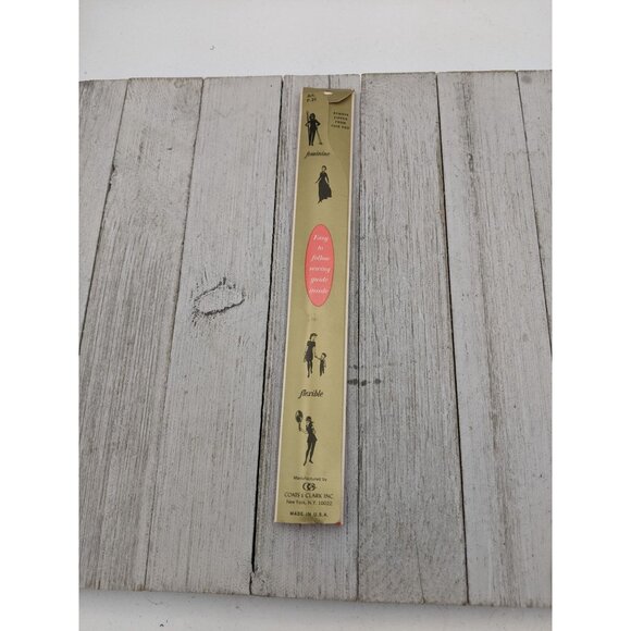 Vintage J&P Coats Neck Opening Metal Zipper 22" Ciel Blue 3 - Picture 4 of 4